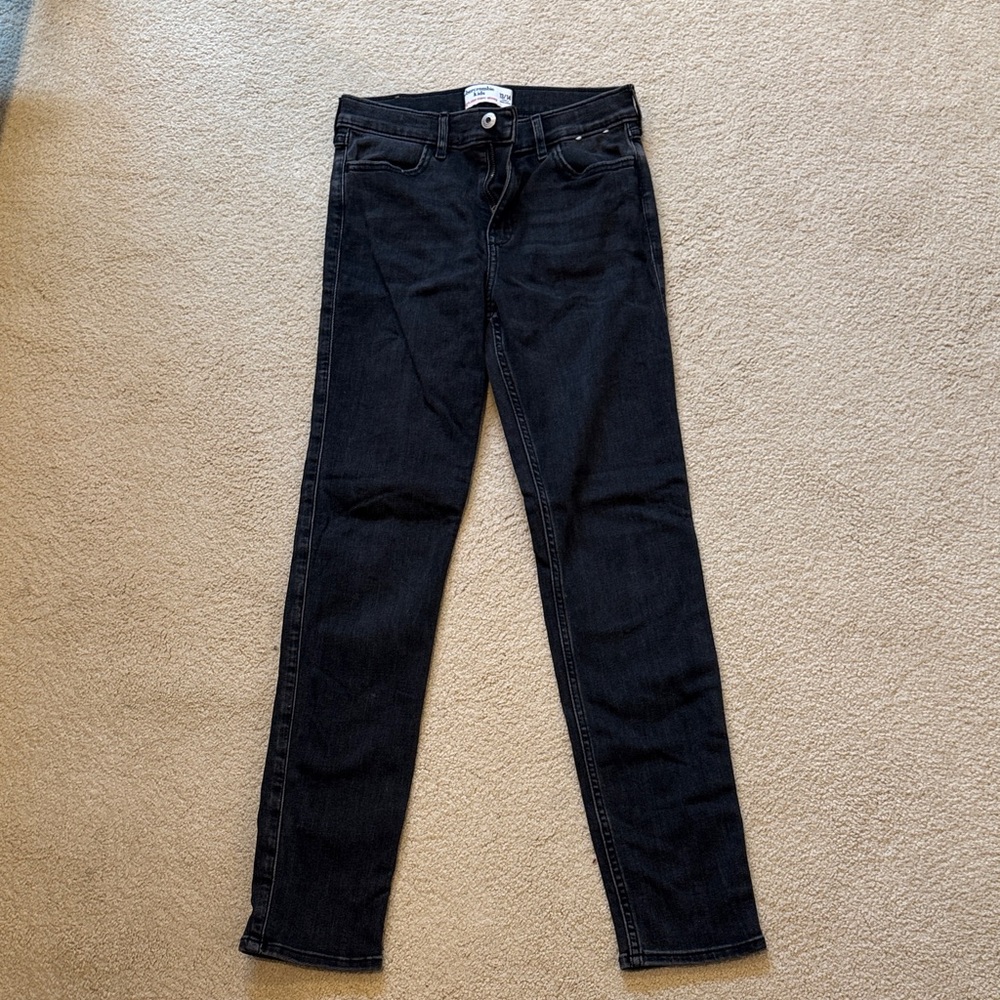 Abercrombie Kids Black Skinny Jeans